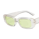 Trendy vierkante zonnebril voor dames - Retro reisbrillen Fashion Shades Anti-UV-brillen