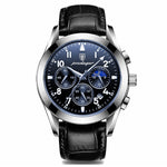 Stainless Steel Watch for Men - Luminous Luxury Wristwatch Waterproof Quartz