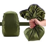 Housse de pluie pour sac à dos étanche 45L - Housse de sac en nylon anti-poussière pour camping en plein air randonnée escalade
