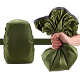 Housse de pluie pour sac à dos étanche 60L - Anti-poussière, camping en plein air, randonnée, escalade, housse de sac en nylon