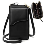 Women Small Crossbody Shoulder Bag / Wallet - Mini Saddle Bag Purse Ladies Clutch Wallet