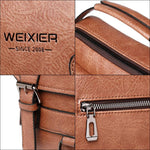 Large Capacity Crossbody Bag For Men - Casual Bag Shoulder Soft Messenger Handbag PU Leather