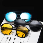 Classic Punk Sunglasses for Men - Designer Vintage Glasses UV400 Eyewear