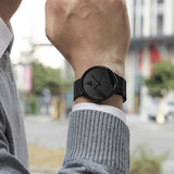 Minimalistische Uhr für Herren - Modische, ultradünne, einfache Business-Quarzarmbanduhr