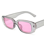 Trendy vierkante zonnebril voor dames - Retro reisbrillen Fashion Shades Anti-UV-brillen