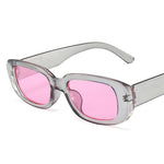 Trendy Square Sunglasses for Women - Retro Travel Glasses Fashion Shades Anti-UV Eyewear