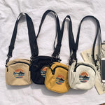 Mini Handtas voor Dames - Canvas Schoudertas Crossbody Tas Dames Portemonnee Telefoon Zak