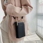 Small Crossbody Bag For Women - Mini PU Leather Shoulder Messenger Handbag Purse