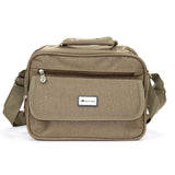 Messenger-tas met meerdere zakken voor heren - waterdichte Oxford-schouderhandtas voor reizen