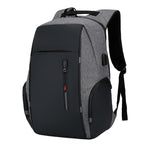 Oxford Laptop Backpack with USB Charger - Large Capacity School 15.6 inch Laptop Notebook Waterproof Bag