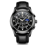 Montre en Acier Inoxydable pour Homme - Montre-Bracelet Lumineuse de Luxe à Quartz Étanche