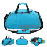 Multifunctional Training Gym Bag for Men - Waterproof 36L Fitness Handbag Outdoor Sports Fitness Tote