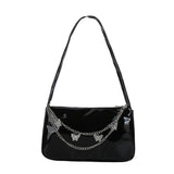 Women's Luxury Designer Handbag - Retro Ladies Shoulder Baguette Bag Nylon Purse