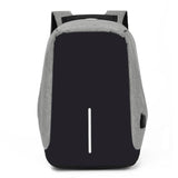 Anti-diefstal rugzak met USB-oplader - 15,6-inch schoolwaterafstotende laptoptas met grote capaciteit