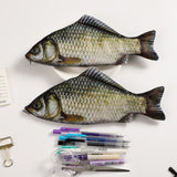 Federmäppchen mit lustigem gesalzenem Fisch – Tasche für Teenager, Jungen, Mädchen, Schüler, Kinder, 15 Stifte