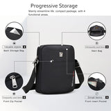 Wasserdichte Umhängetasche für Herren – Mini-Business-Schultertasche, Reisen, Messenger Sling Pack