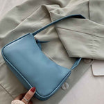 Henkeltasche für Damen - Retro-Handtasche, Schultertasche, Kupplung, Unterarm, Vintage, subaxillär