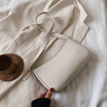 Kleine PU-lederen handtas voor dames - eenvoudige tas voor dames, reisschoudertas