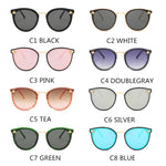 Vintage Bee Sonnenbrille für Damen – Gradient Retro Brille Eyewear UV400 Driving Shades