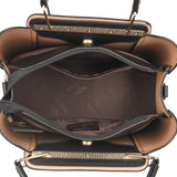 Weiche Lederhandtasche für Damen - Luxus-Designer-3-Lagen-Schulter-Crossbody-Tasche