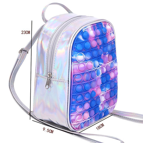 Kids Backpacks Pop It School Bag Fidget Bookbag for Girls & Boys