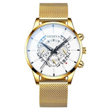 Montre-bracelet classique pour homme - Quartz, ceinture en acier, montre de luxe, calendrier, affaires