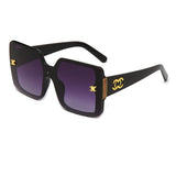 Vintage Emblem Sunglasses for Men - Gradient Retro Glasses Eyewear UV400 Driving Shades