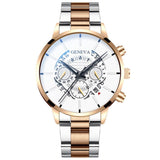 Montre-bracelet classique pour homme - Quartz, ceinture en acier, montre de luxe, calendrier, affaires