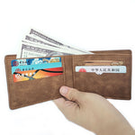 Dünne Brieftasche für Herren – wasserdichter Kreditkartenhalter, Münzbeutel, Geldbeutel mit Reißverschluss