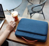 Laptophoes voor 14,1-15,4 inch notebooks - waterdichte schoudertas, draagtas, draagtas,