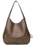 Vintage Handtasche für Frauen - Designer Luxus Schulter Handtasche weibliche Top-Griff Mode