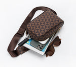 Luxus-Leder-Gürteltasche für Herren – Casual Messenger Chest Bag Fashion Pack mit großer Kapazität